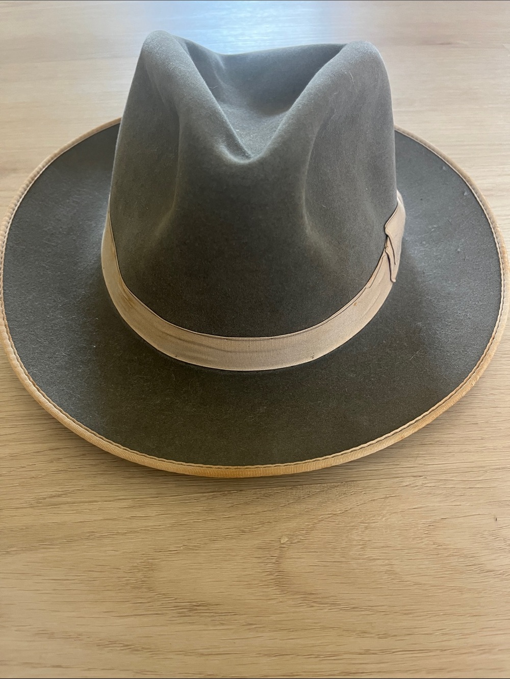 Vintage Gebr Jeffers fedora European wide brim classic unisex
